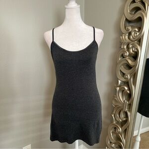 Pegasus Women’s Charcoal Grey Adjustable Spaghetti Strap Camisole Size Small